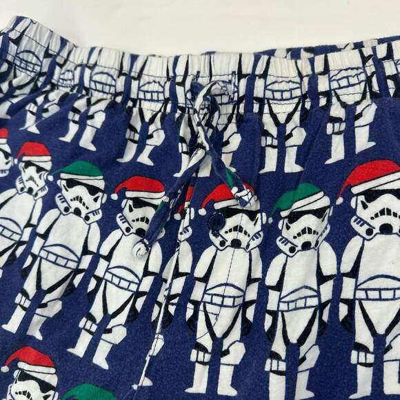 STAR WARS Blue Christmas Stormtroopers Lounge Pajama Pants Men's M - Picture 3 of 5